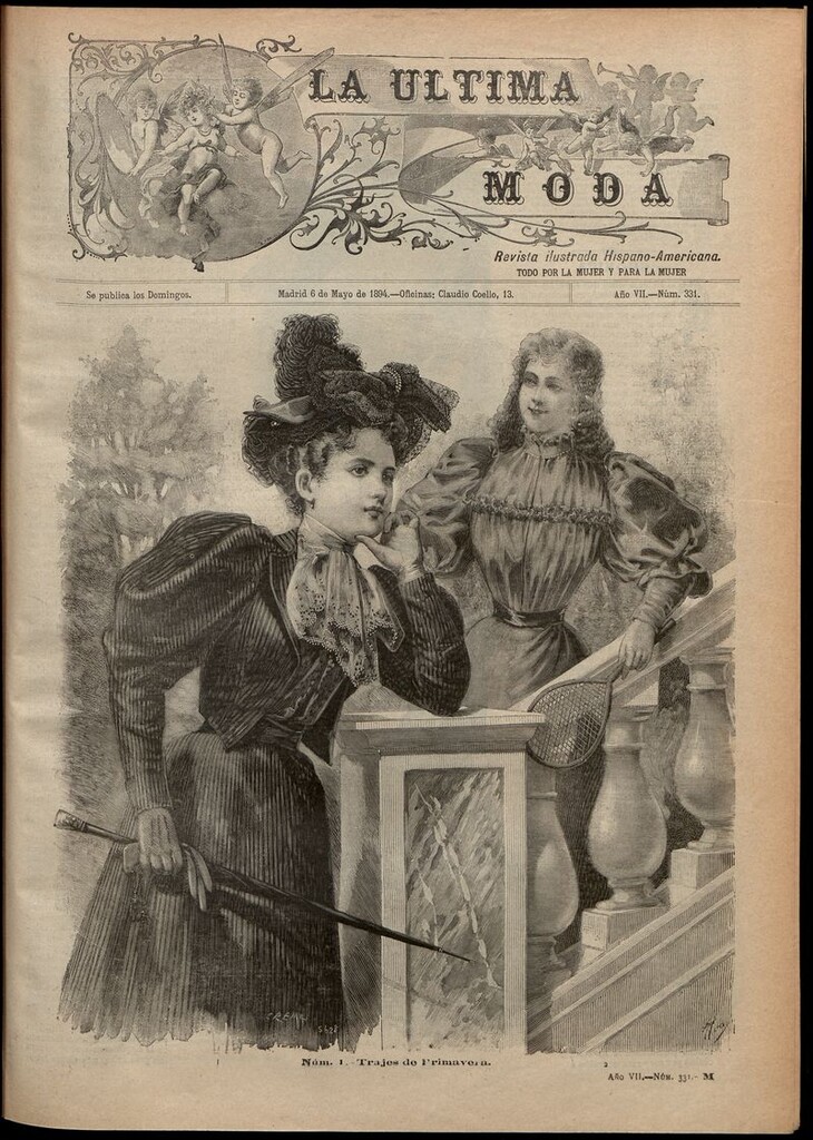 Miniatura de La Última moda: revista ilustrada hispano-americana, del 6 de mayo de 1894