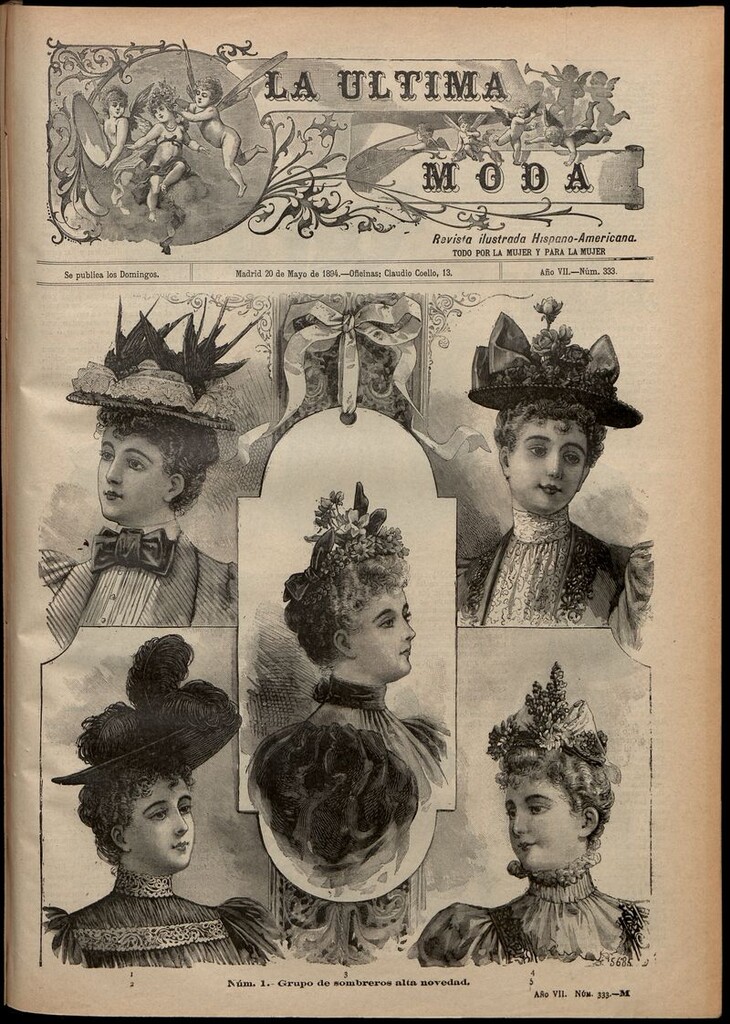 Miniatura de La Última moda: revista ilustrada hispano-americana, del 20 de mayo de 1894