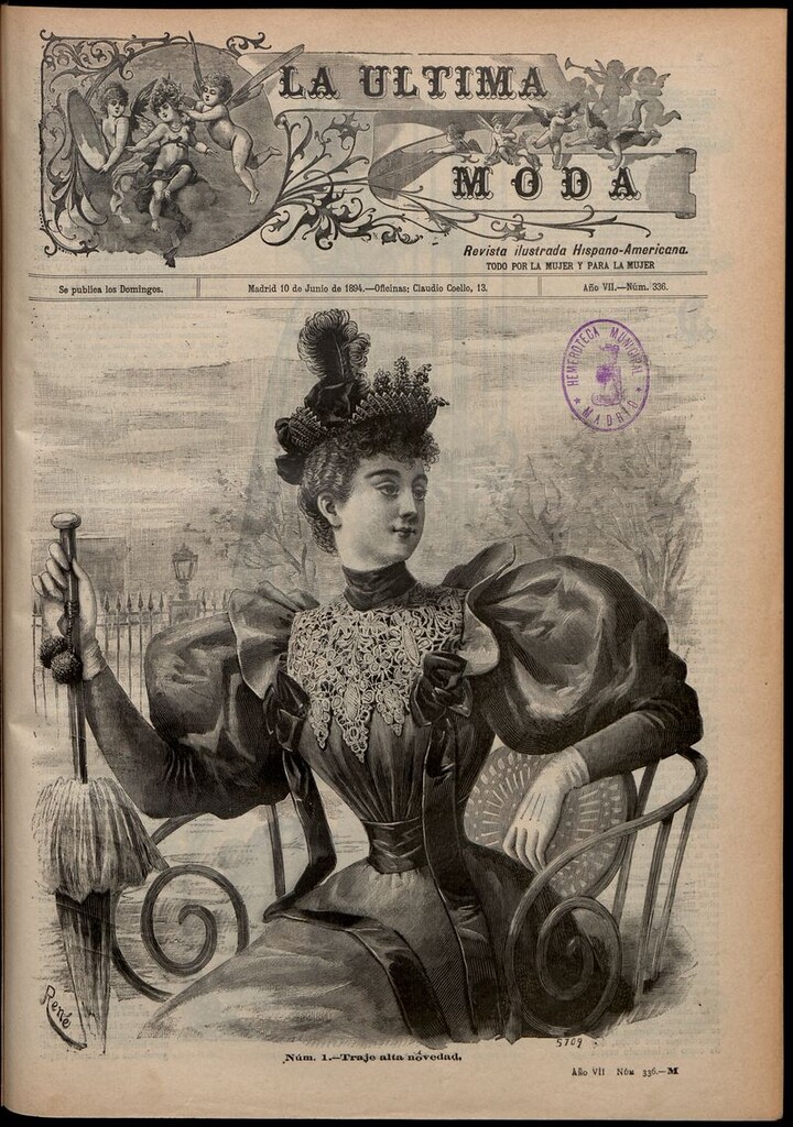 Miniatura de La Última moda: revista ilustrada hispano-americana, del 10 de junio de 1894