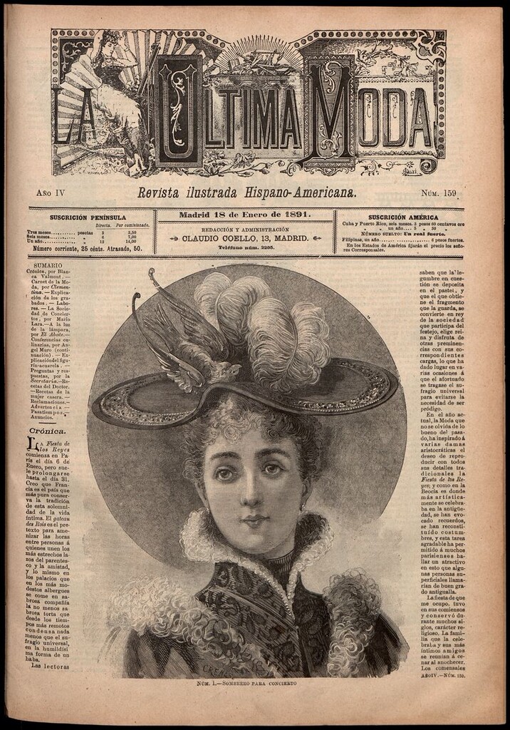 Miniatura de La Última moda: revista ilustrada hispano-americana, del 18 de enero de 1891