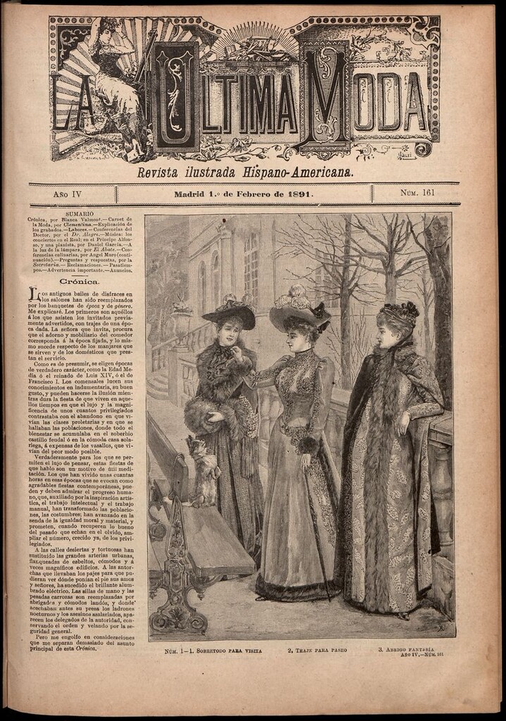 Miniatura de La Última moda: revista ilustrada hispano-americana, del 1 de febrero de 1891