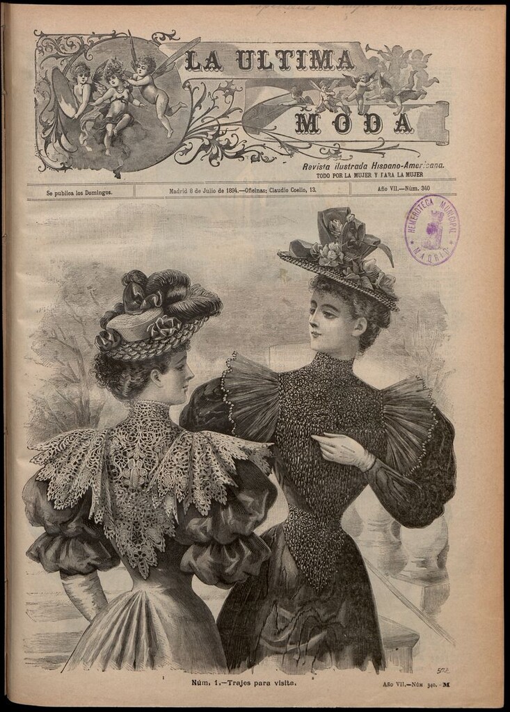 Miniatura de La Última moda: revista ilustrada hispano-americana, del 8 de julio de 1894