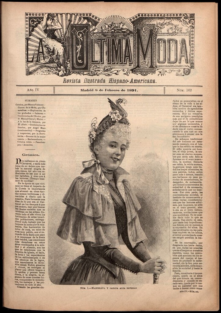 Miniatura de La Última moda: revista ilustrada hispano-americana, del 8 de febrero de 1891