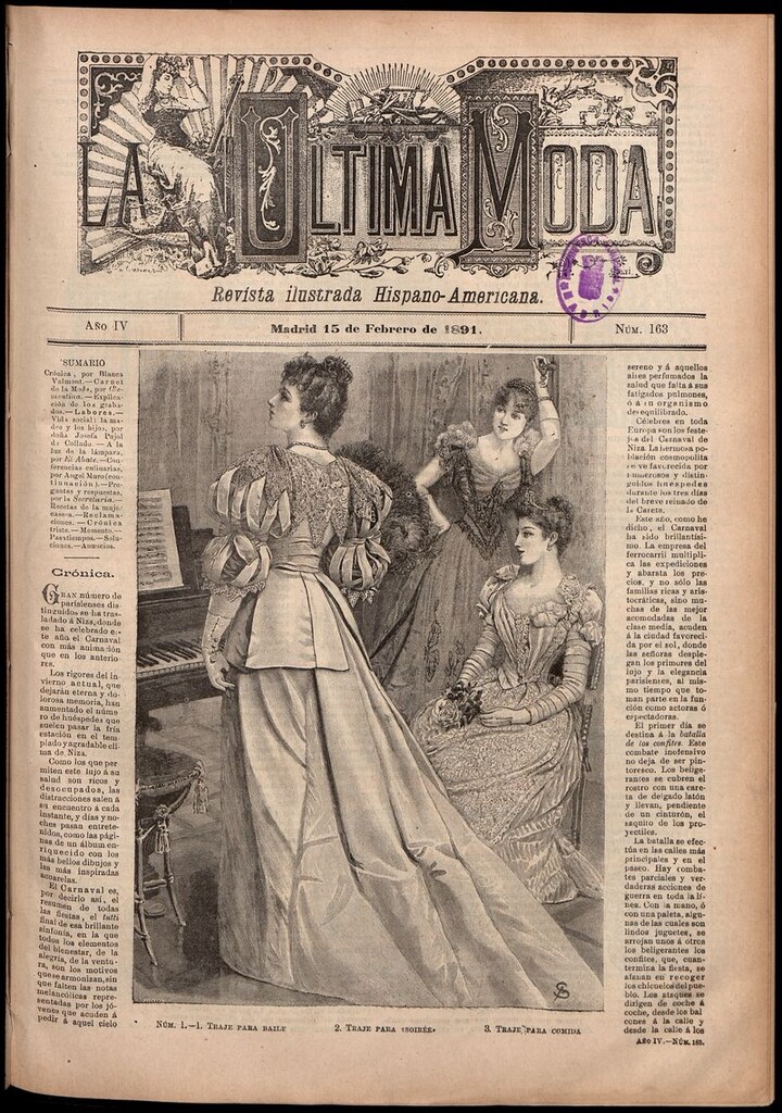 Miniatura de La Última moda: revista ilustrada hispano-americana, del 15 de febrero de 1891