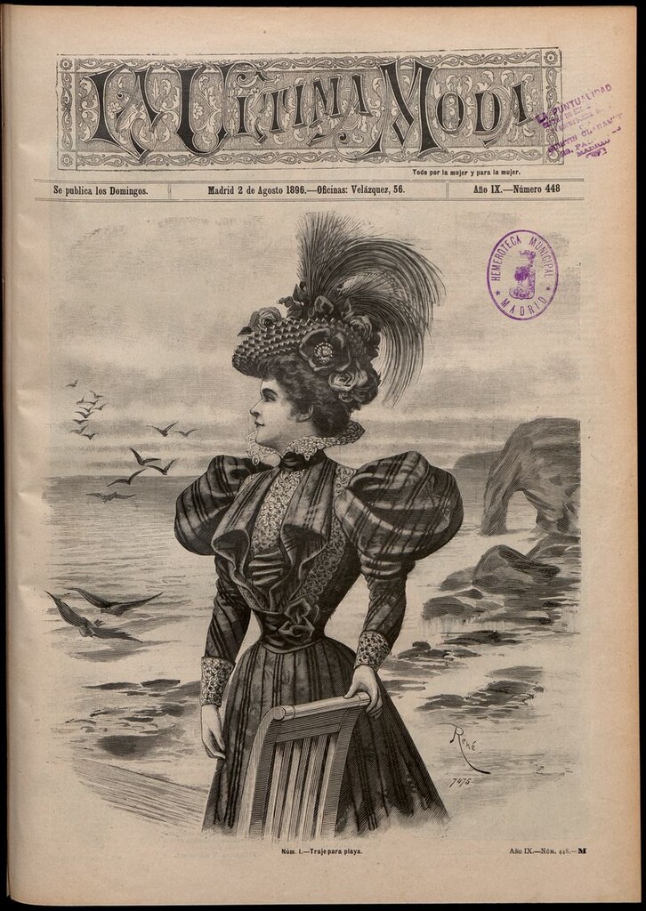 Miniatura de La Última moda: revista ilustrada hispano-americana, del 2 de agosto de 1896