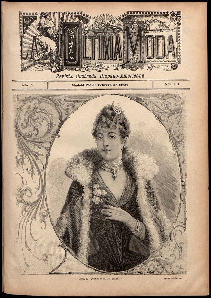 Miniatura de La Última moda: revista ilustrada hispano-americana, del 22 de febrero de 1891
