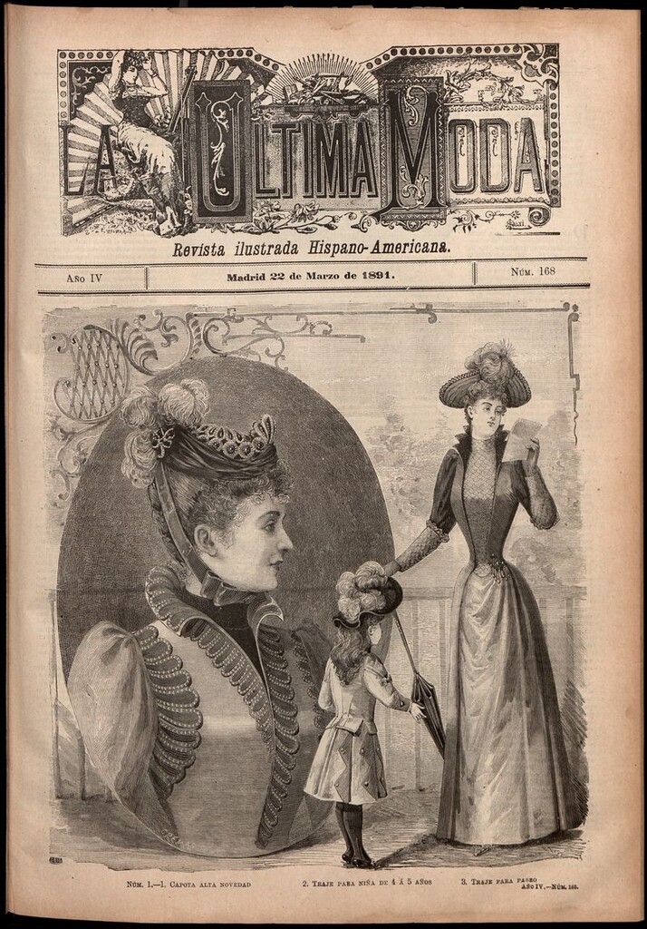 Miniatura de La Última moda: revista ilustrada hispano-americana, del 22 de marzo de 1891