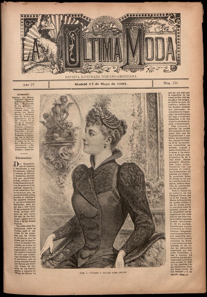 Miniatura de La Última moda: revista ilustrada hispano-americana, del 17 de mayo de 1891
