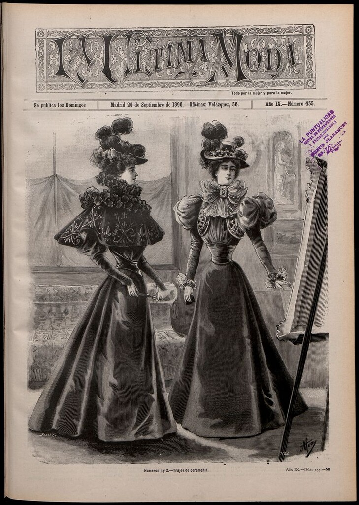 Miniatura de La Última moda: revista ilustrada hispano-americana, del 20 de septiembre de 1896
