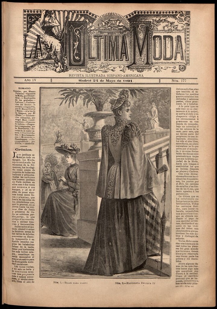 Miniatura de La Última moda: revista ilustrada hispano-americana, del 24 de mayo de 1891