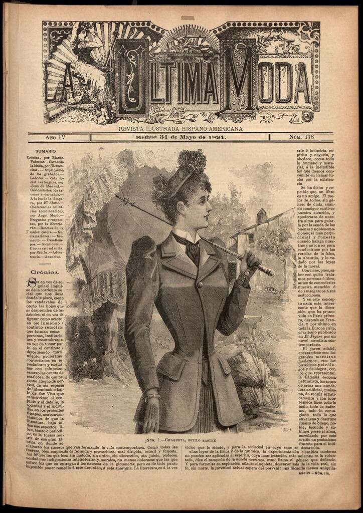 Miniatura de La Última moda: revista ilustrada hispano-americana, del 31 de mayo de 1891