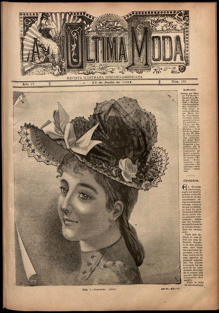 Miniatura de La Última moda: revista ilustrada hispano-americana, del 21 de junio de 1891