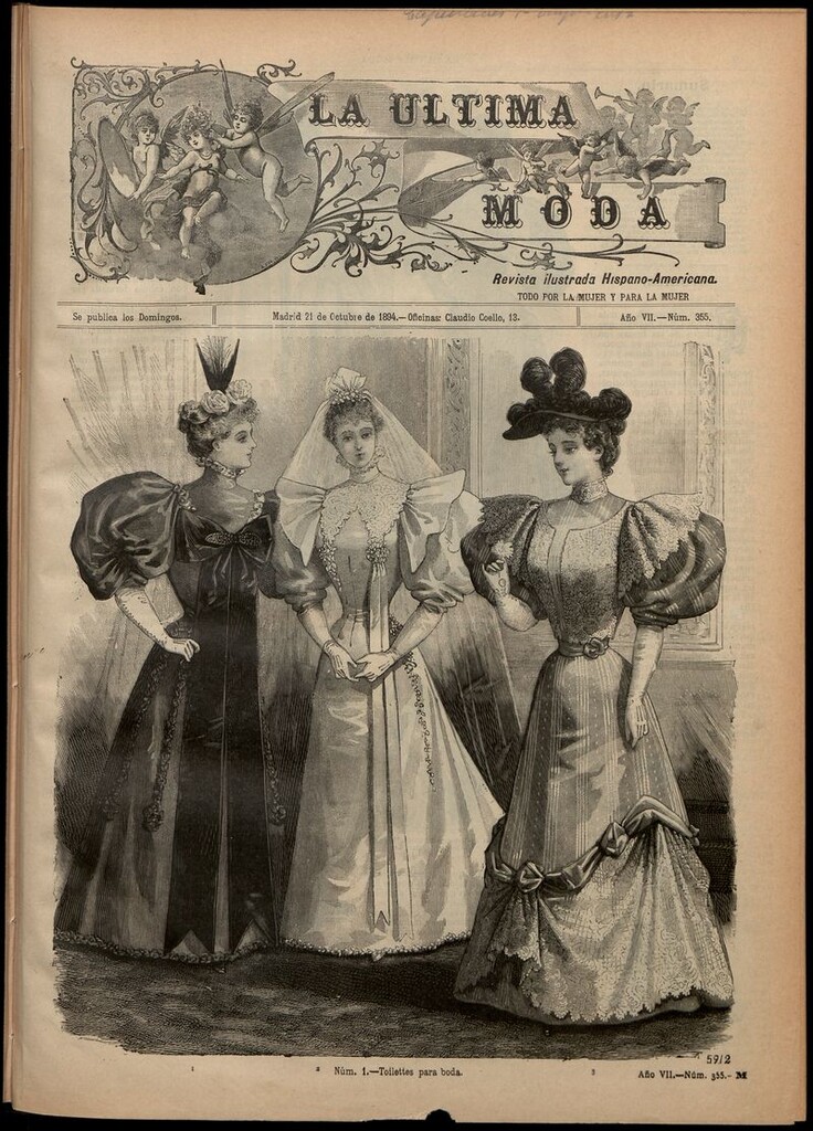 Miniatura de La Última moda: revista ilustrada hispano-americana, del 21 de octubre de 1894