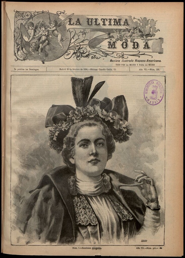 Miniatura de La Última moda: revista ilustrada hispano-americana, del 28 de octubre de 1894