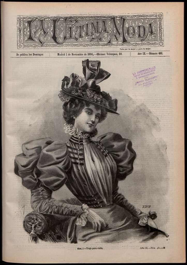 Miniatura de La Última moda: revista ilustrada hispano-americana, del 1 de noviembre de 1896