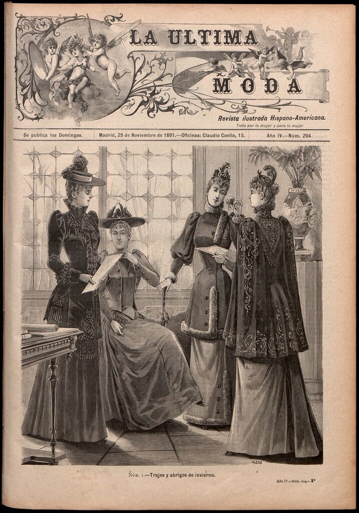 Miniatura de La Última moda: revista ilustrada hispano-americana, del 29 de noviembre de 1891