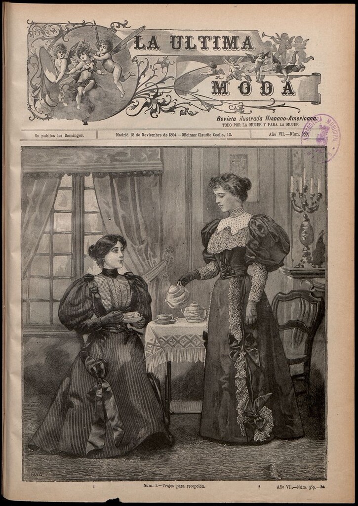 Miniatura de La Última moda: revista ilustrada hispano-americana, del 18 de noviembre de 1894
