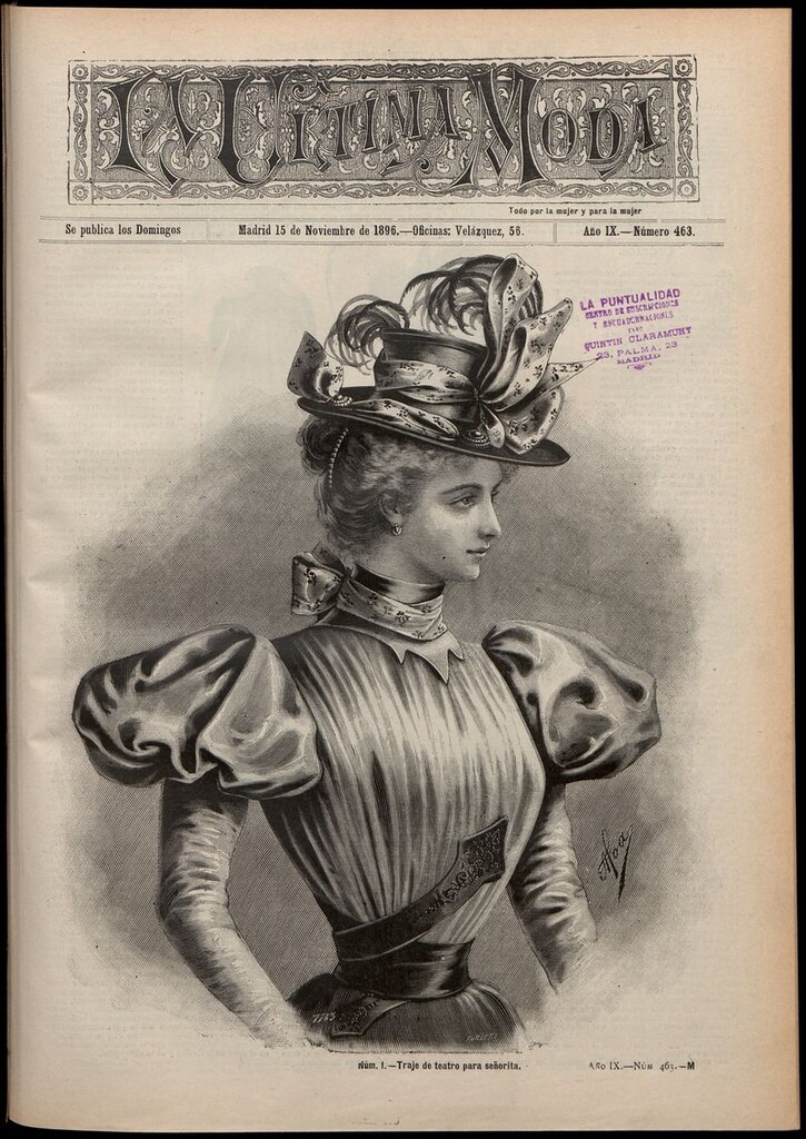 Miniatura de La Última moda: revista ilustrada hispano-americana, del 15 de noviembre de 1896