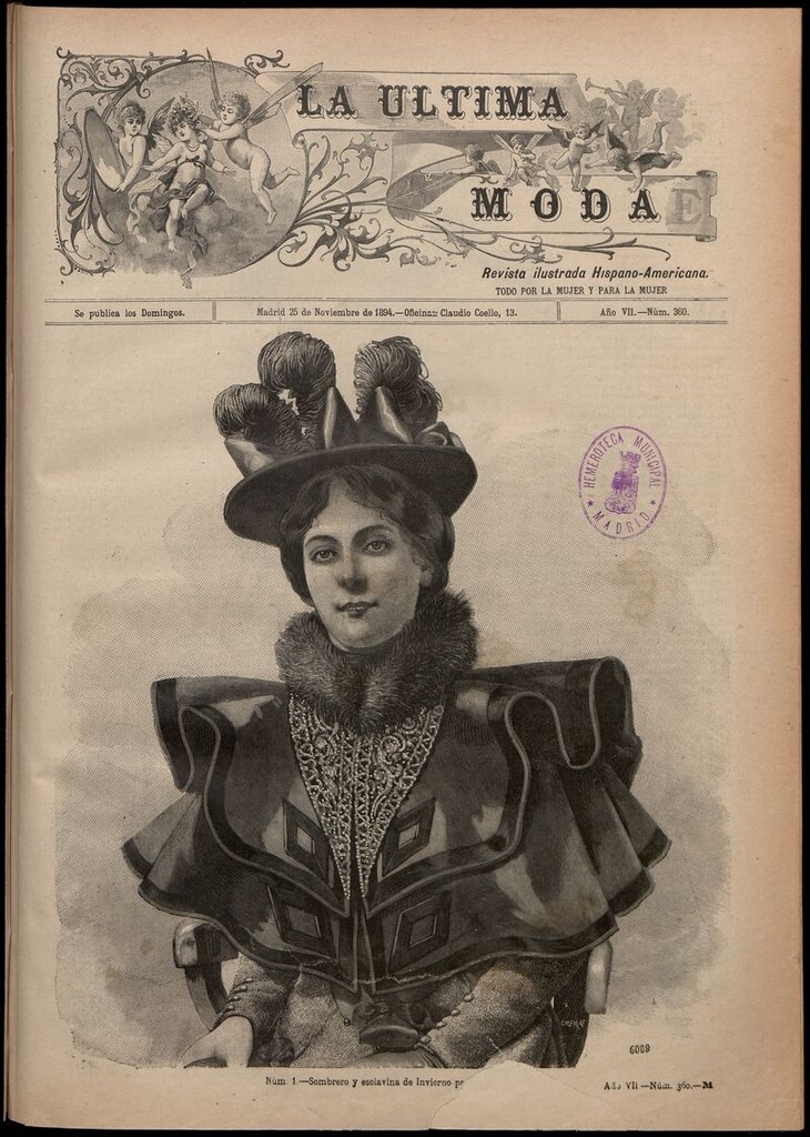 Miniatura de La Última moda: revista ilustrada hispano-americana, del 25 de noviembre de 1894