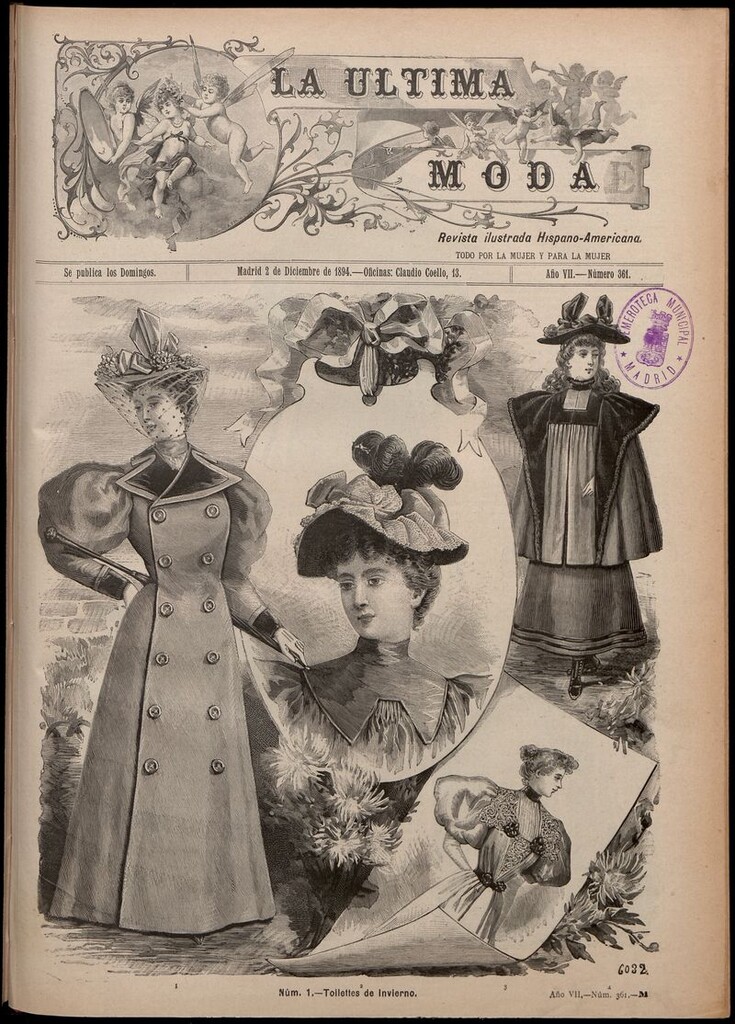 Miniatura de La Última moda: revista ilustrada hispano-americana, del 2 de diciembre de 1894