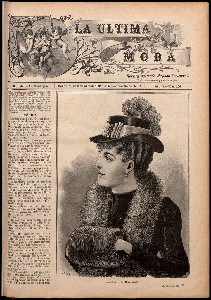 Miniatura de La Última moda: revista ilustrada hispano-americana, del 13 de diciembre de 1891