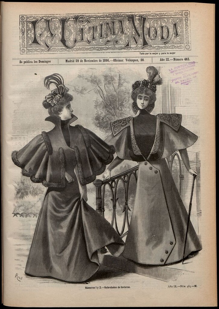 Miniatura de La Última moda: revista ilustrada hispano-americana, del 29 de noviembre de 1896