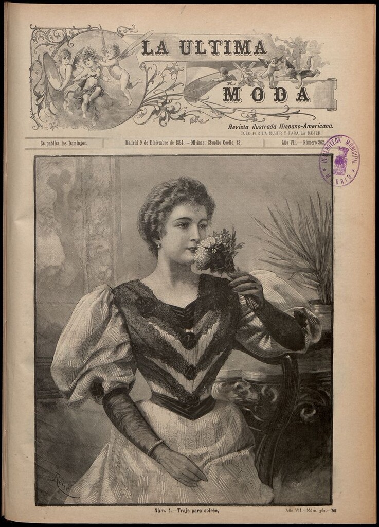 Miniatura de La Última moda: revista ilustrada hispano-americana, del 9 de diciembre de 1894