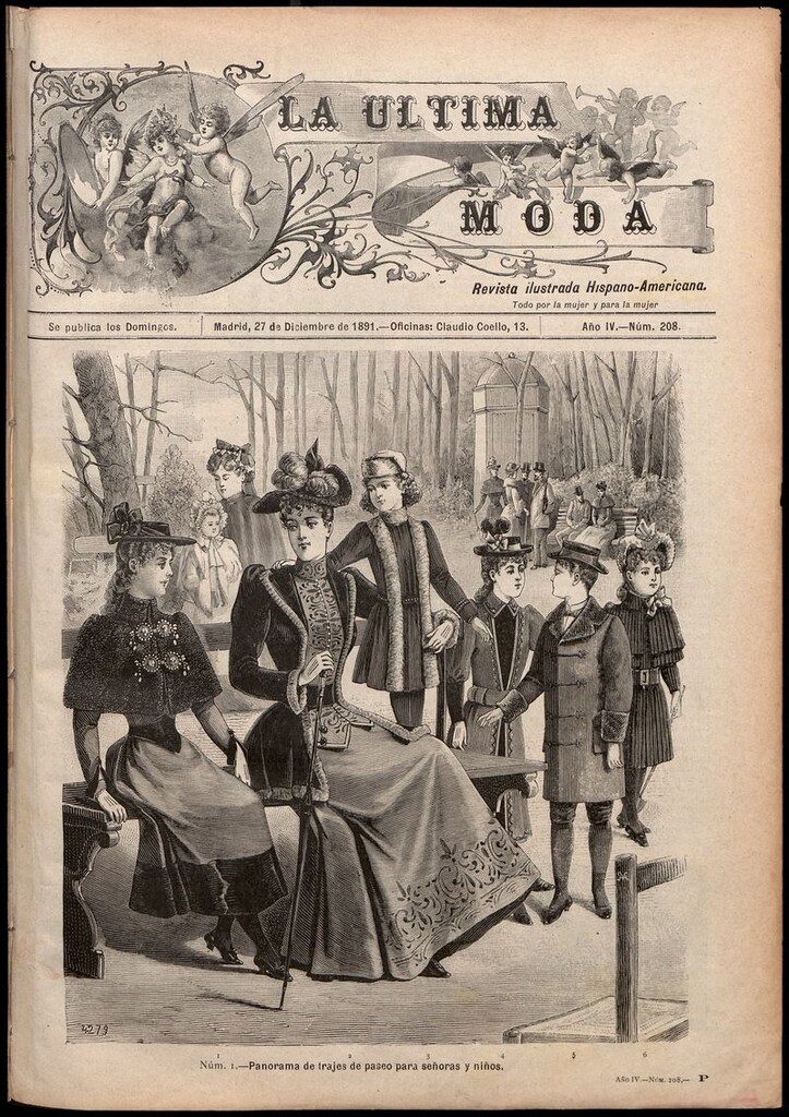 Miniatura de La Última moda: revista ilustrada hispano-americana, del 27 de diciembre de 1891