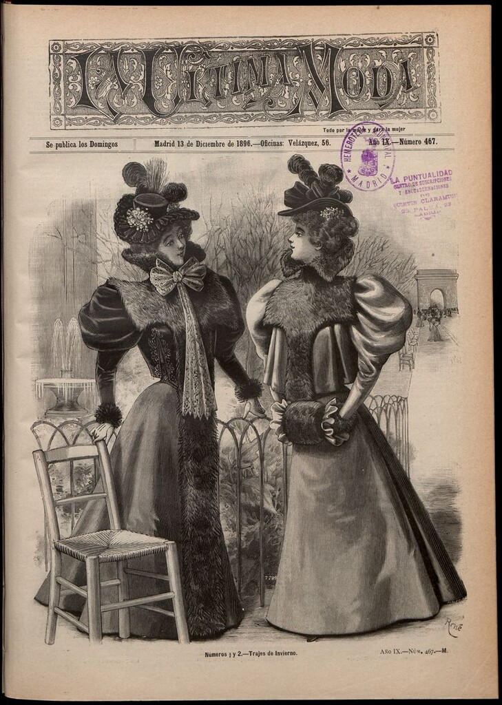 Miniatura de La Última moda: revista ilustrada hispano-americana, del 13 de diciembre de 1896