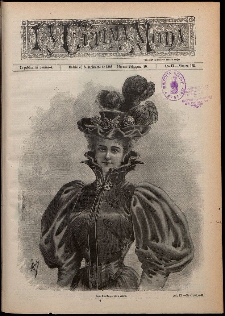 Miniatura de La Última moda: revista ilustrada hispano-americana, del 20 de diciembre de 1896
