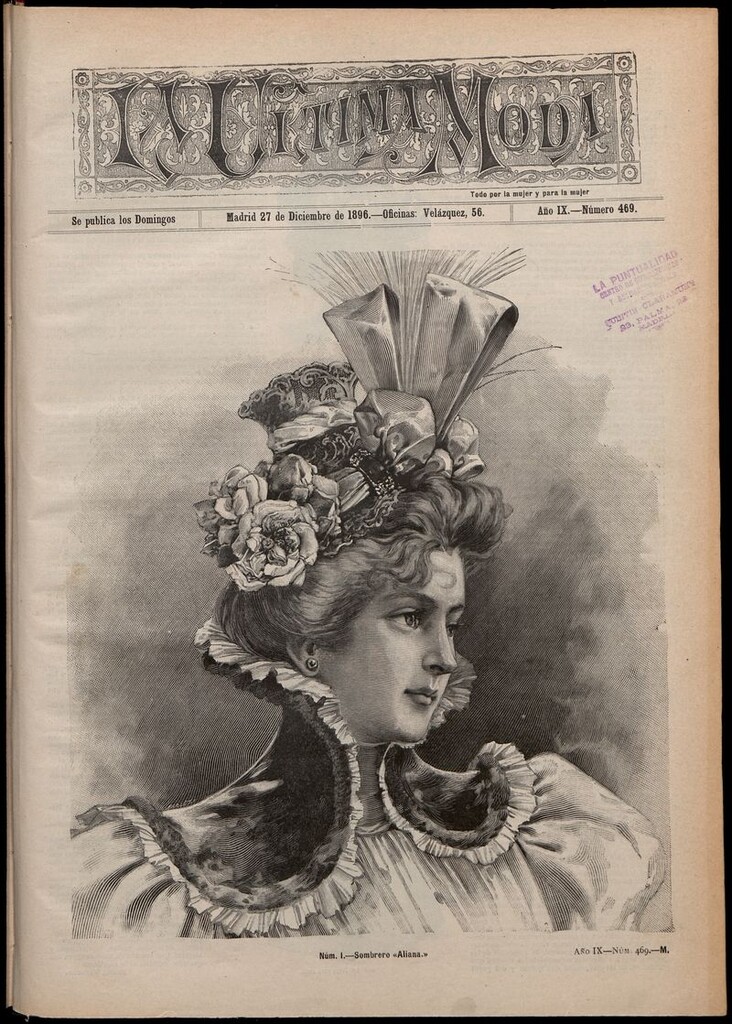 Miniatura de La Última moda: revista ilustrada hispano-americana, del 27 de diciembre de 1896