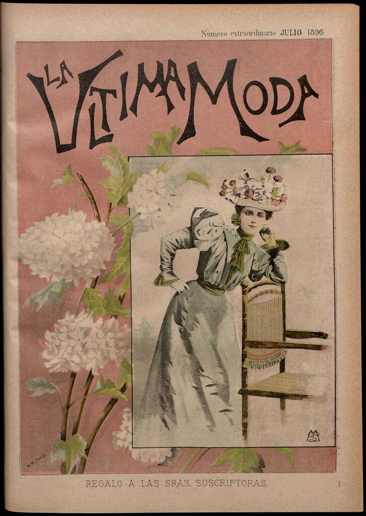 Miniatura de La Última moda: revista ilustrada hispano-americana. (Número extraordinario julio 1896)