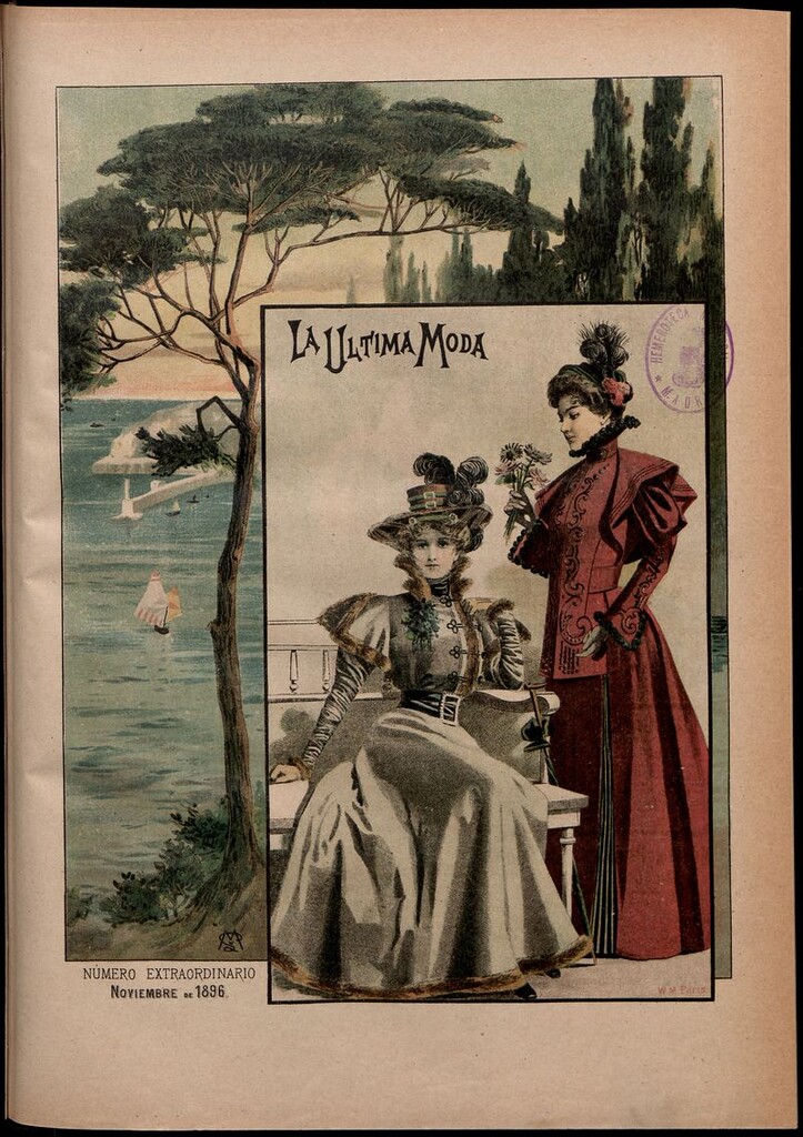 Miniatura de La Última moda: revista ilustrada hispano-americana. (Número extraordinario noviembre 1896)