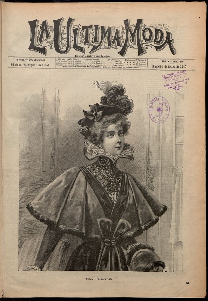 Miniatura de La Última moda: revista ilustrada hispano-americana, del 3 de enero de 1897
