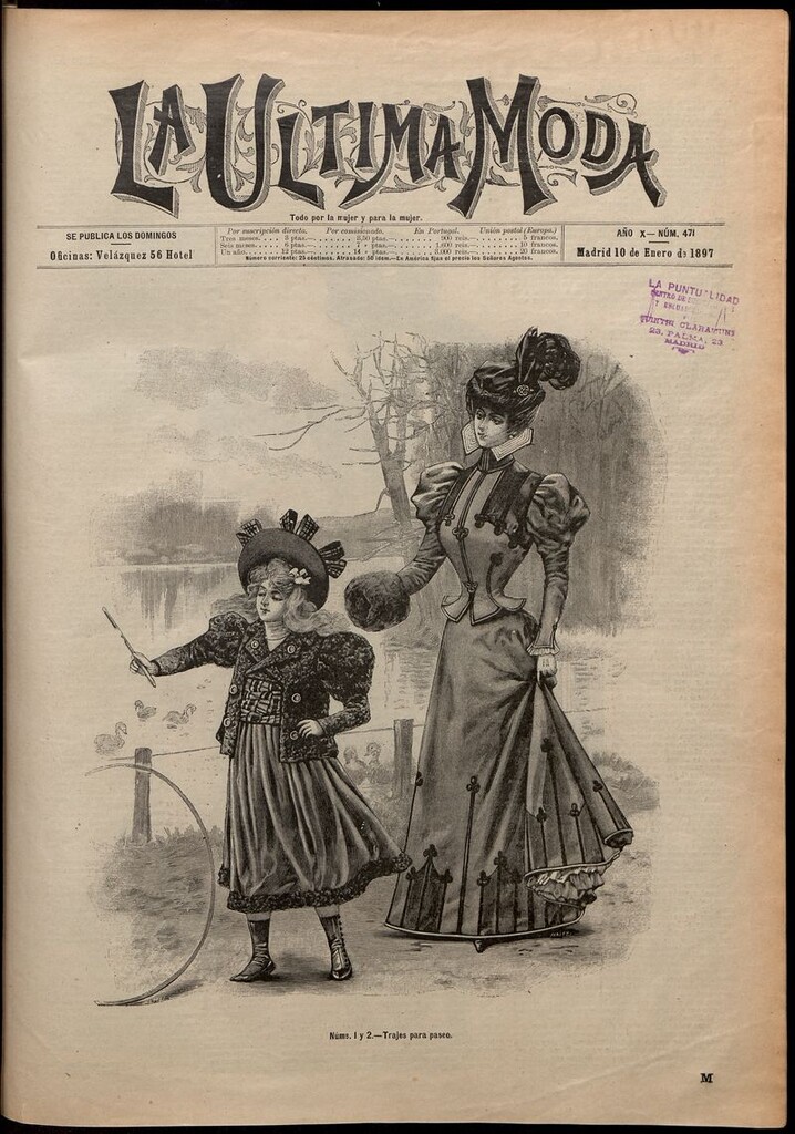 Miniatura de La Última moda: revista ilustrada hispano-americana, del 10 de enero de 1897