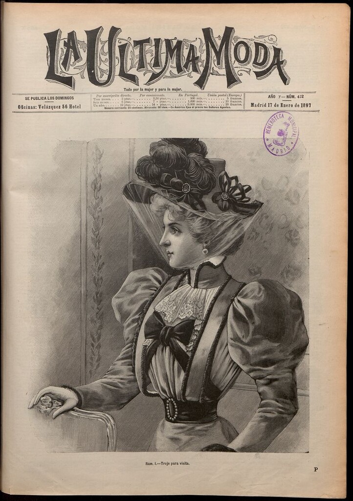 Miniatura de La Última moda: revista ilustrada hispano-americana, del 17 de enero de 1897
