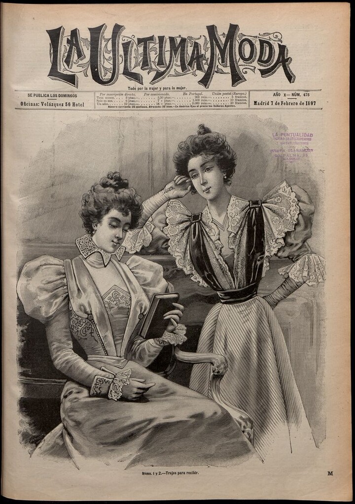 Miniatura de La Última moda: revista ilustrada hispano-americana, del 7 de febrero de 1897