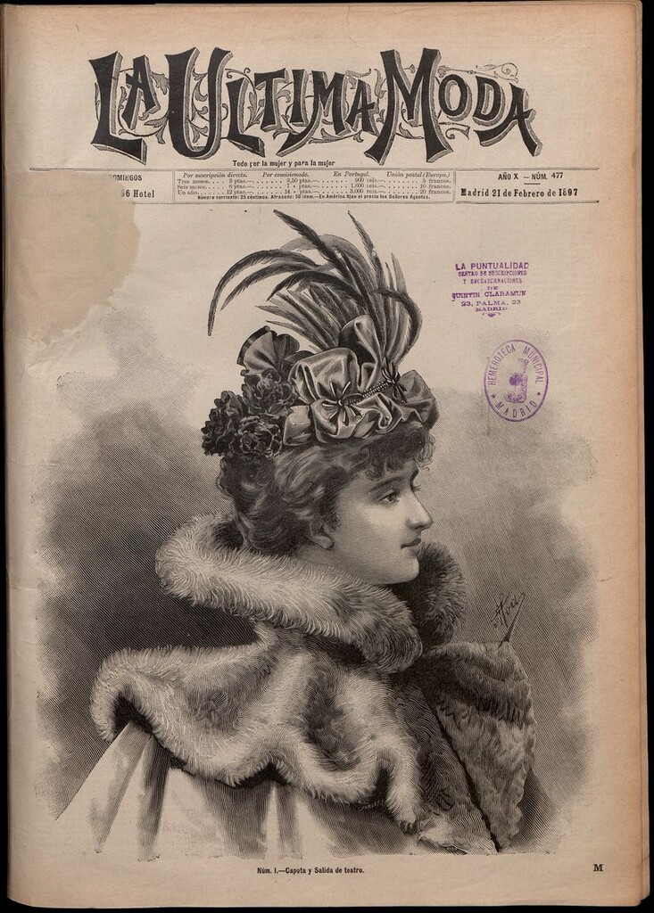 Miniatura de La Última moda: revista ilustrada hispano-americana, del 21 de febrero de 1897