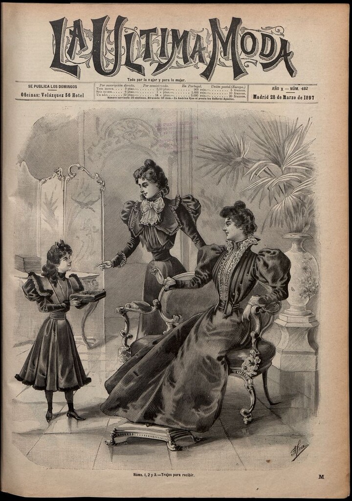 Miniatura de La Última moda: revista ilustrada hispano-americana, del 28 de marzo de 1897
