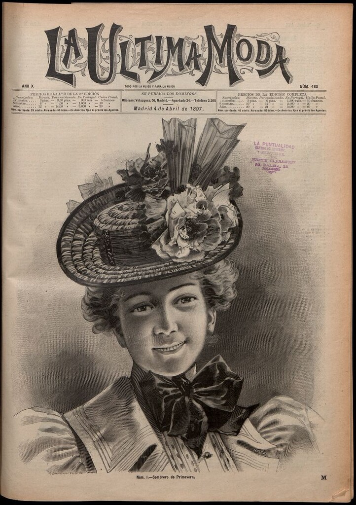 Miniatura de La Última moda: revista ilustrada hispano-americana, del 4 de abril de 1897