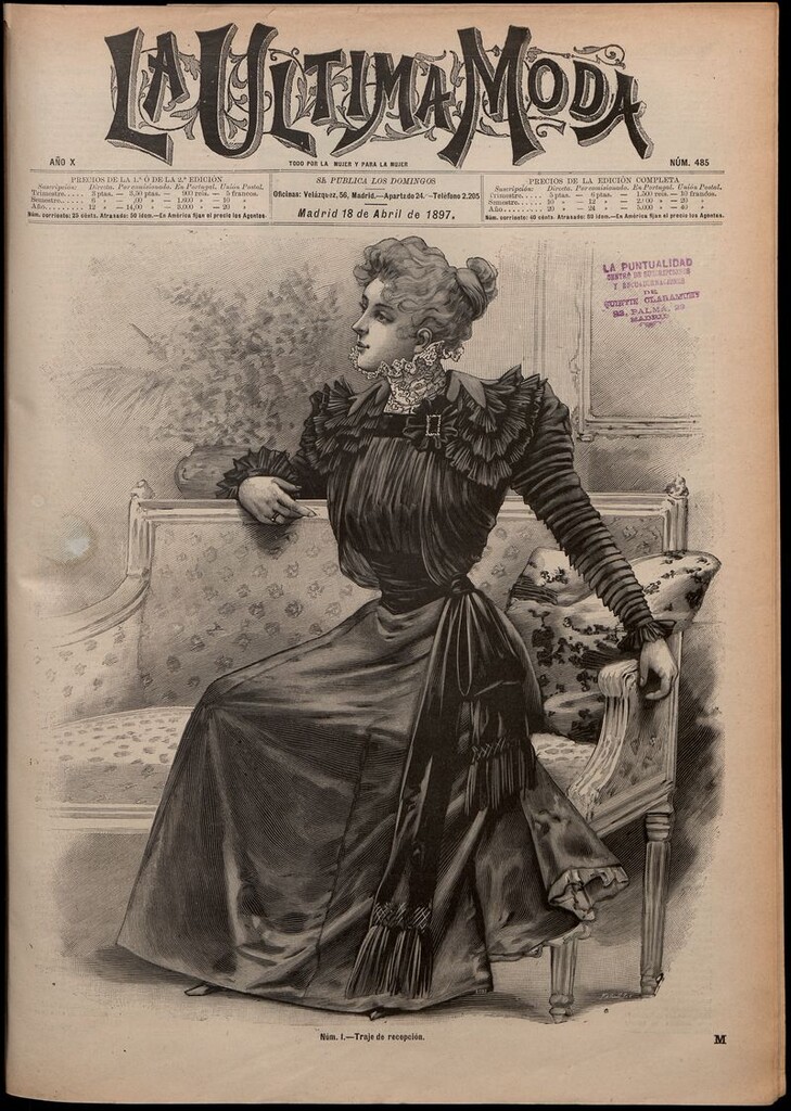 Miniatura de La Última moda: revista ilustrada hispano-americana, del 18 de abril de 1897