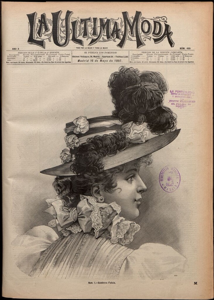 Miniatura de La Última moda: revista ilustrada hispano-americana, del 16 de mayo de 1897