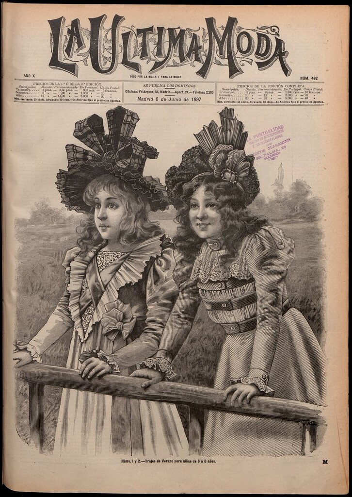 Miniatura de La Última moda: revista ilustrada hispano-americana, del 6 de junio de 1897