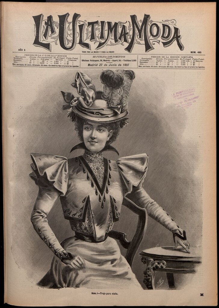 Miniatura de La Última moda: revista ilustrada hispano-americana, del 27 de junio de 1897