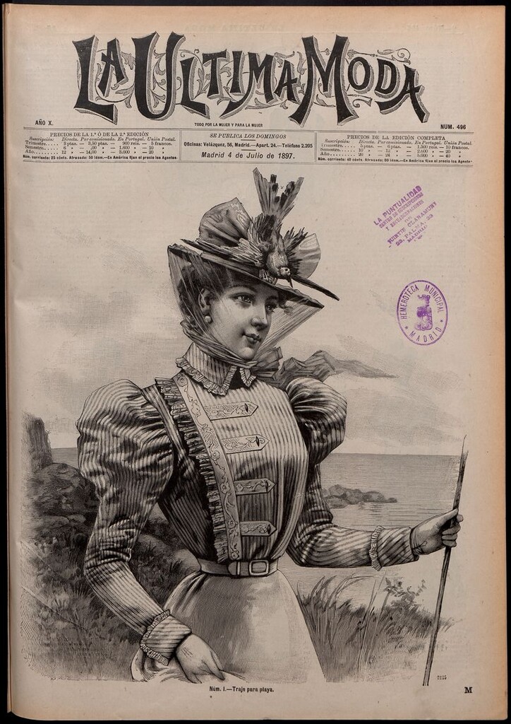 Miniatura de La Última moda: revista ilustrada hispano-americana, del 4 de julio de 1897