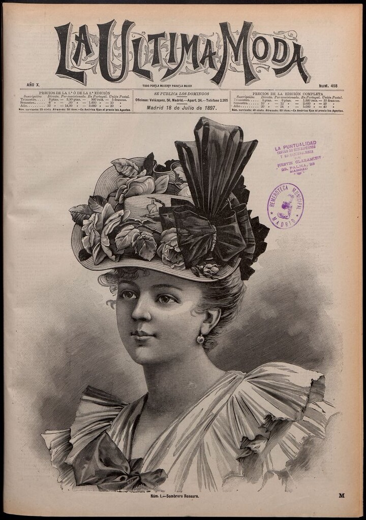 Miniatura de La Última moda: revista ilustrada hispano-americana, del 18 de julio de 1897
