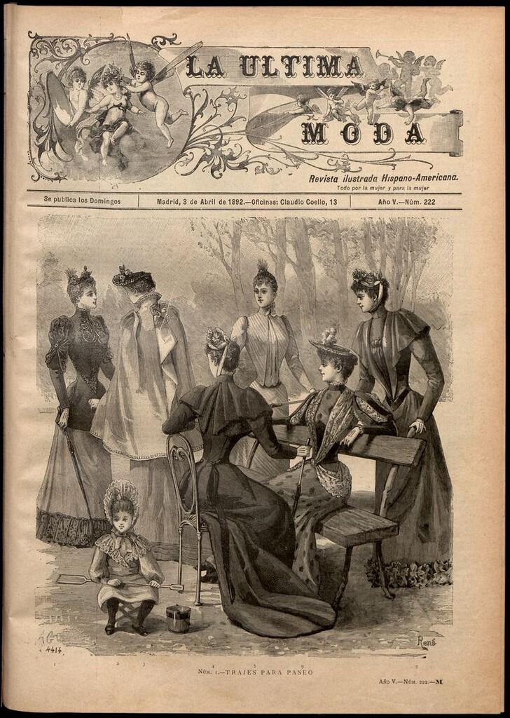 Miniatura de La Última moda: revista ilustrada hispano-americana, del 3 de abril de 1892