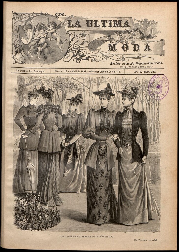 Miniatura de La Última moda: revista ilustrada hispano-americana, del 10 de abril de 1892