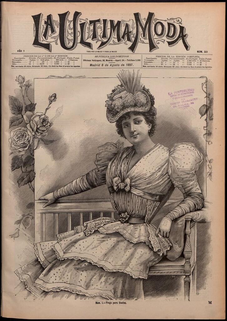 Miniatura de La Última moda: revista ilustrada hispano-americana, del 8 de agosto de 1897