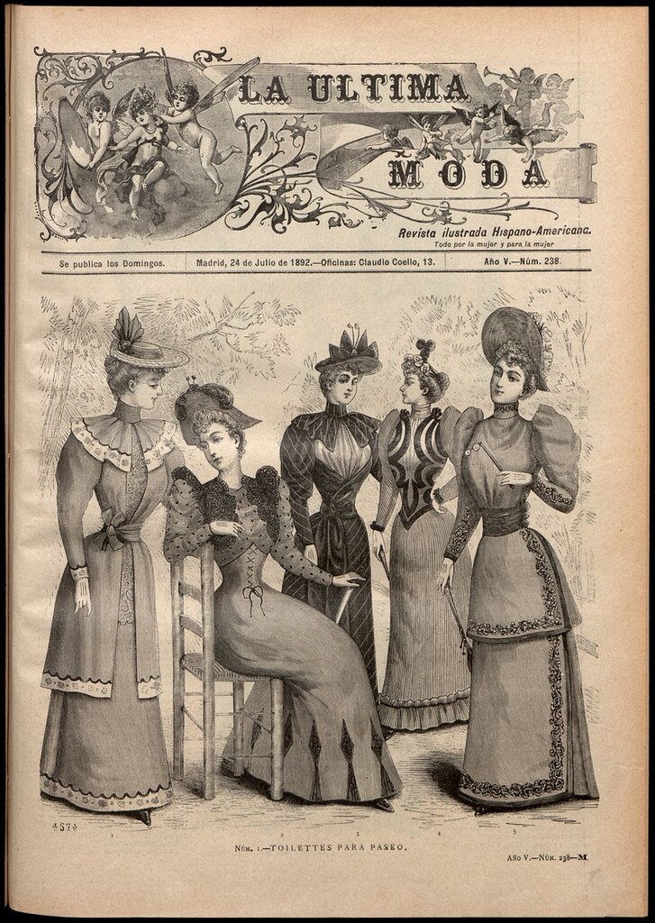 Miniatura de La Última moda: revista ilustrada hispano-americana, del 24 de julio de 1892